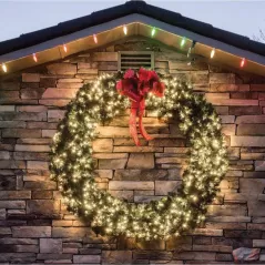 72" Deluxe Unlit Wreath | SRCWREATH72NLH