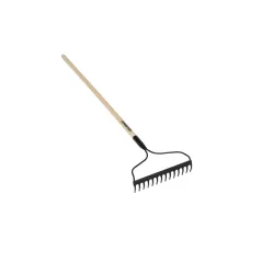 48" Hardwood Handle Steel Blade 14/14 Tine Bow Rake | STR42016