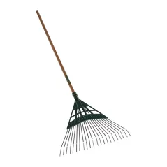 Steel 48" Hardwood Handle 22 Tines Leaf Rake | STR43372