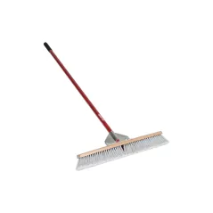 60" Aluminum Handle 2 Bristle Cushion Grip Wonder/Duo Broom | STR82602