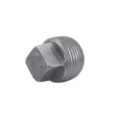 1/4" Male Threaded Black Steel Square Head Square Head Plug | TFBP002