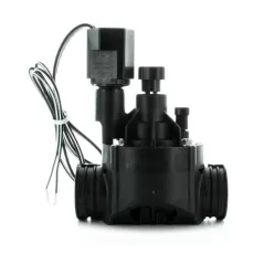 1" Slip Glass-Filled Polypropylene 15 - 150 psi HVF Series Electric Remote with Flow Control Control Valve | RBL100HVFSS