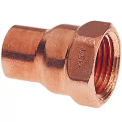1" x 1/2" Solder Cup x FNPT Copper 603 Series Adapter | SFCFA130