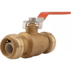 1" Push DZR Lead-Free Brass Ball Valve | SHB222230000LF
