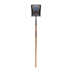 9-1/2" x 11.5" 48" Handle Square Point Shovel | STR49152