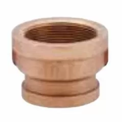 1-1/4" x 1/2" FPT Lead-Free Brass Reducing Coupling | TFZBR166