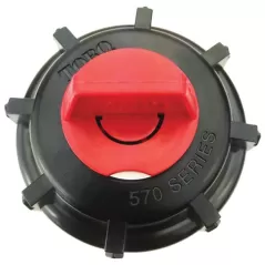 Toro 12" Pop-Up Spray Head 2 to 26' 0.05 to 4.5 gpm Plastic 570Z Lawn Pop-Up Low Pressure No Side Inlet | 570Z-12LP