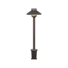 3 W Bi-Pin G4 2700K LED Antique Brushed Bronze Solid Brass Low Voltage Path Light |  TS-B301-BRZ