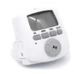 8.1" x 5.3" x 1.9" White For UTR MTM MTP Transformers Digital Universal Astronomic Plug-In Timer