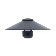 6.25" x 3.5" Weather-Resistant Polyester Powder Coated Black Heavy-Duty Cast Aluminum For 12 V Path Lights Universal Shade