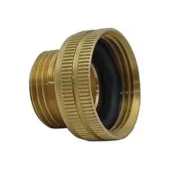1" x 3/4" FHT x MHT Brass For RollerPro Both 1" and 3/4" Hose and Sprinklers Hose Adapter | UNDABA107FM