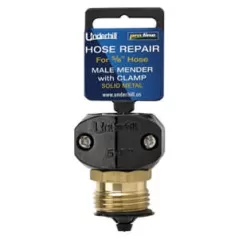 5/8" Stainless Steel And Ed Zinc/Brass Super Heavy-Duty Series With Clamp Male Hose Mender |  HR-58M