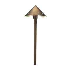 2 W GU5.3 2700K T3 LED Weathered Brass Solid Brass Odyssey Series Area Light | UNICN12L27