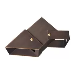 8 W LED Weathered Brass Odyssey Series Down Light | UNIQUA2NL