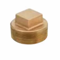1/2" MPT Lead-Free Brass Square Head Plug | TFZP005LF