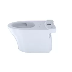 18-1/2" x 15-1/2" x 15-9/16" Vitreous China Cotton White Elongated Front Aquia IV Series Toilet Bowl | TOTCT446CUG01