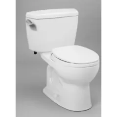 7-1/8" x 19-7/8" x 13-7/8" Cotton White Vitreous China with Cover For Toilet Bowls Drake Series Left Hand Trip Lever Toilet Tank | TOTST743S01