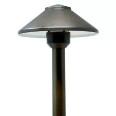 Bi-Pin 2700K LED T3 Weathered Bronze Cast Brass Path Light | ULSUPL2301WB12LV