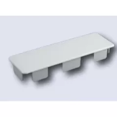 0.86" White Internal End Cap | VCIREC26W