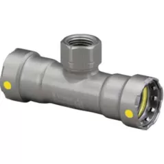 1" x 1" x 3/4" Press x Press x FPT Carbon Steel 6617.2 Series Tee | VGA25416