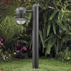 2.5 W Ceramic T3 LED Black Die-Cast Copper-Free Aluminum Landscape Series Bollard Light | VISBR8240B25WT3