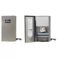 300 W 120 VAC Primary White Smudge-Free Clear Powder Coated CTS Landscape Series Low Voltage Lighting Transformer | VISCTS300