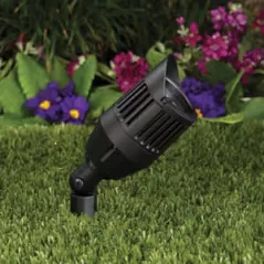 13 W 2700K MT-G2 LED Dark Bronze Die-Cast Copper-Free Aluminum Landscape Series 3106 Model Wide Flood Beam Low Voltage Up and Accent Light | VISGR3106DZ13WWF