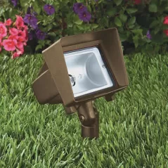 5 W Ceramic LED Architectural Bronze Die-Cast Copper-Free Aluminum Landscape Series 5103 Model Low Voltage Flood Light | VISGR5103ZWLB5ND