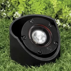 20 W Ceramic MR-16 LED Black Die-Cast Copper-Free Aluminum Landscape Series 5252 Model In-Ground Well Light | VISGW5252B