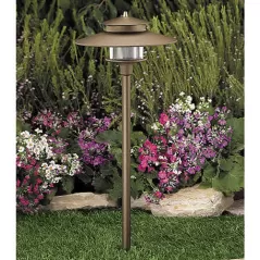 10-1/4" x 25.5" 2.5 W Ceramic T3 LED Architectural Bronze Die-Cast Copper-Free Aluminum Landscape Series Low Voltage Path Light | VISPR9207Z2WT3