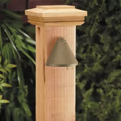 LED Granite Die-Cast Copper-Free Aluminum Landscape Series 4250 Model Step Light | VISSL4250GTNL