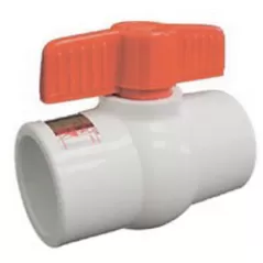 American Granby Ball Valve, Slip Cream CPVC C Series 1" | VLPBV010SC