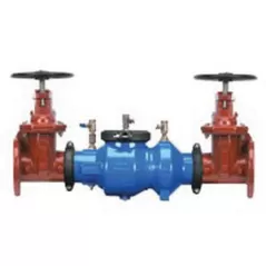 3" Flanged Ductile Iron 175 psi 350A Series Double Check Backflow Preventer | WLK350A030