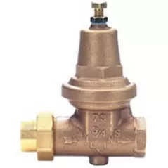 1" FNPT Union x FNPT Bronze 300 psi 70XL Series Water Pressure Reducing Valve | WLK70XL010