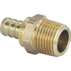 3/4" x 1/2" Crimp x MPT Lead-Free Brass V5011ZL Series Adapter | VGA46342