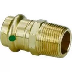 3/4" x 1/2" Press x MPT Lead-Free Bronze 2911ZL Series Adapter | VGA79225