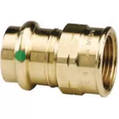 1-1/2" Press x FPT Lead-Free Bronze 2912ZL Series with EPDM Sealing Element Adapter | VGA79365