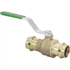 1-1/4" Press Lead-Free Bronze 200 psi 2971.1ZL Series 2-Piece Ball Valve | VGA79935