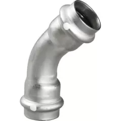 1" Press 304 Stainless Steel 6026 Series 45 Degrees Elbow | VGA85457