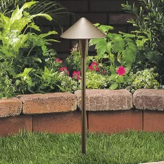 2.5 W Ceramic LED Dark Bronze Die-Cast Copper-Free Aluminum Landscape Series Low Voltage Path Light | VISPR6500DZWLB2