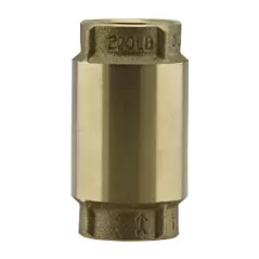 1" FPT Lead-Free Brass 17YBCVNL Series Standard Check Valve | VLZCV010CLF