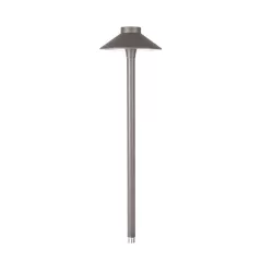 6.5 W 3000K LED Black Solid Die-Cast Brass Path Light | WAC604130BK