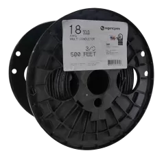 18/3 500' PVC Black Irrigation Multi-Conductor Control Cable | WIC1803500