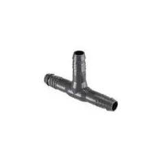 Gray PVC Insert Tee 3/8 in. Spiral Barb | 1401-003
