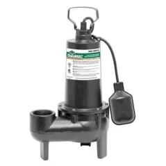 1/2 hp 115 V 80 gpm with Float Submersible Sewage Pump | MCD6192114