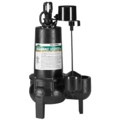 1/2 hp 115 V 80 gpm Submersible Sewage Pump | MCD6192116