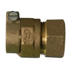 1" CTS Compression x FNPT Lead-Free Brass 74754-22 Series Straight Coupling Adapter | MCD7475422010