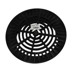10" Round HDPE Black Flat Grate | NDS1040