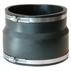 PVC Flexible Coupling 6 in. Clay x Cast Iron/Plastic 1002 Series | 1002-66WC