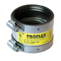 Sch. 40 PVC Coupling 1-1/2 in. Cast Iron/Plastic/Steel 3000 Series Shielded | 3000-150
